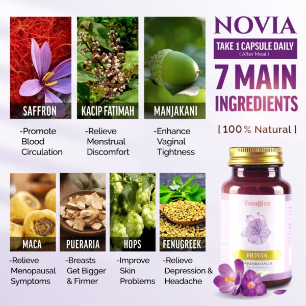 Novia-Ingredient-EN 7 main natural ingredients of femoire novia