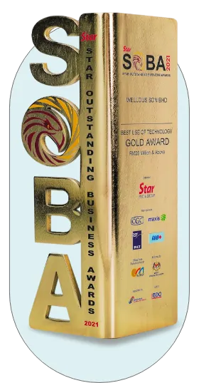 Best Use of Technology Award trophy